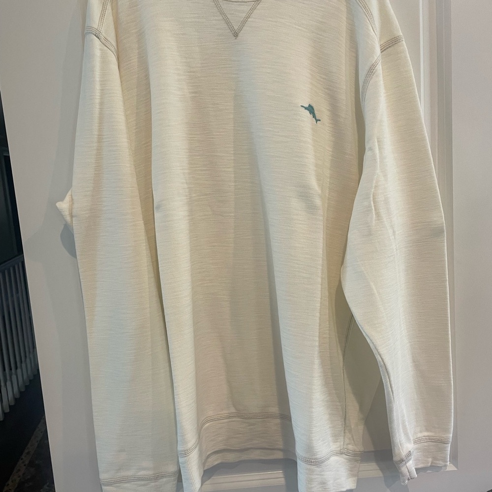Tommy Bahama Cream Crewneck Sweater